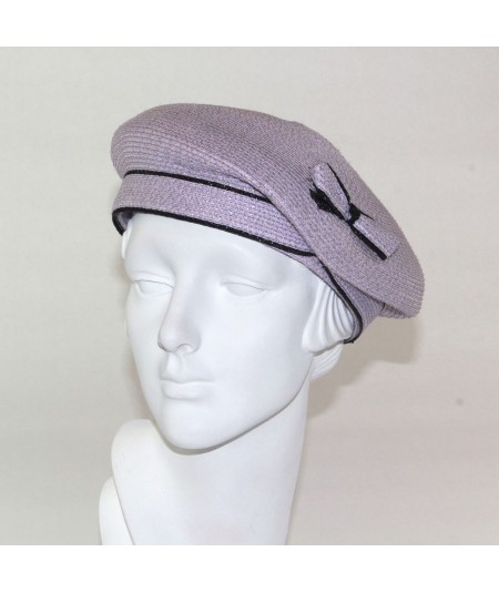 Pagalina Beret Hat with Side Bow