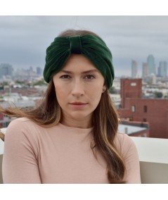 Bottle Green headband turban