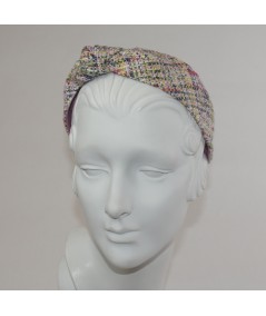 Madison Silk Print Side Turban