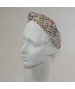 Madison Silk Print Side Turban