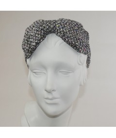 Chelsea Silk Print Double Bow Headband