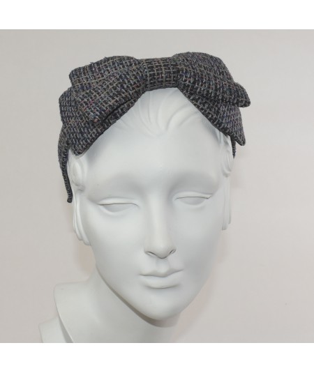 Dakota Silk Print Double Bow Headband