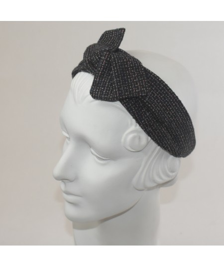 Jackie O Silk Print Swivel Headband