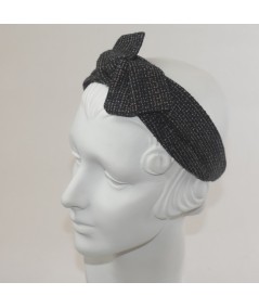 Jackie O Silk Print Swivel Headband