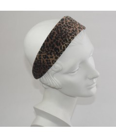 Leopard Vellvet Wide Headband