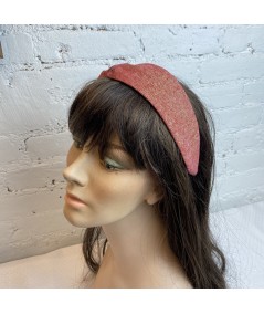 Red Gold Linen Lana Headband